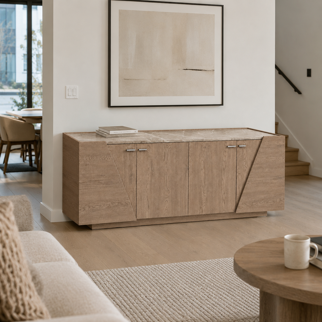 WILLARD Dove Oak Storage Sideboard