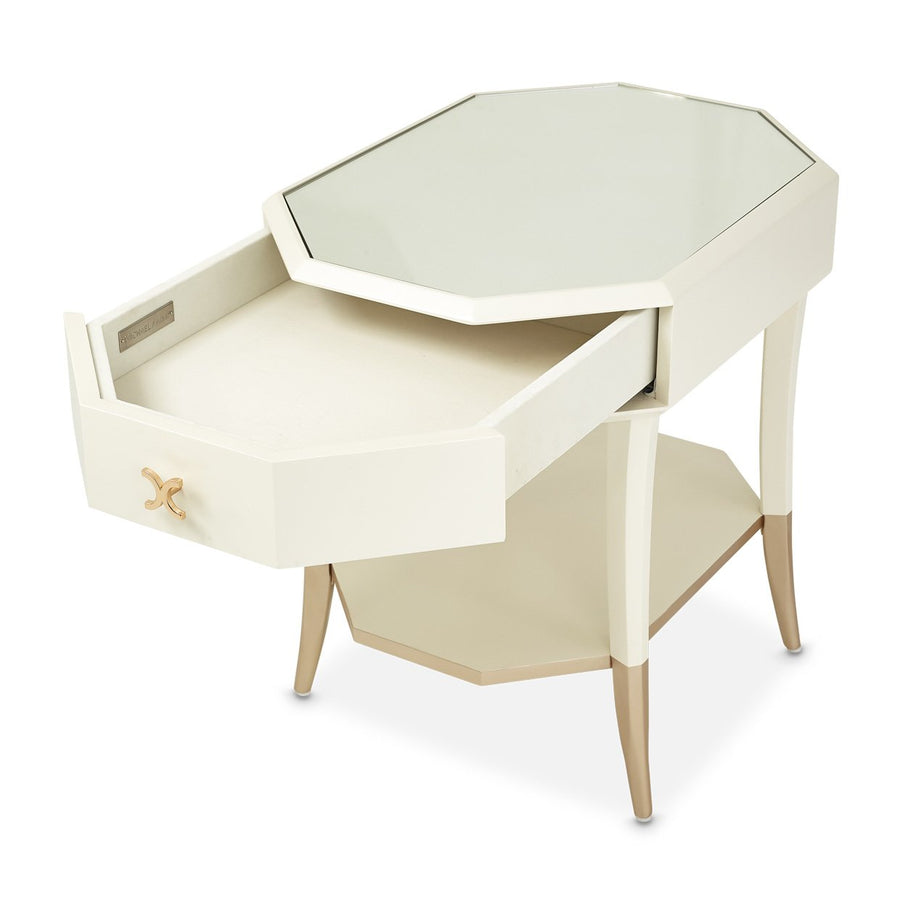 La Rachelle Octagonal End Table - Michael Amini