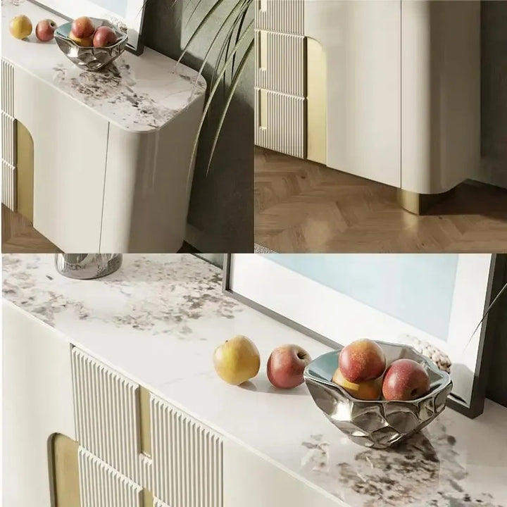 LUCERA Modern Buffet Cabinet with Wavy Drawers