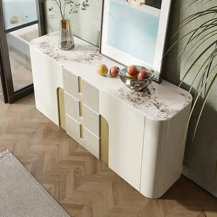 LUCERA Modern Buffet Cabinet with Wavy Drawers