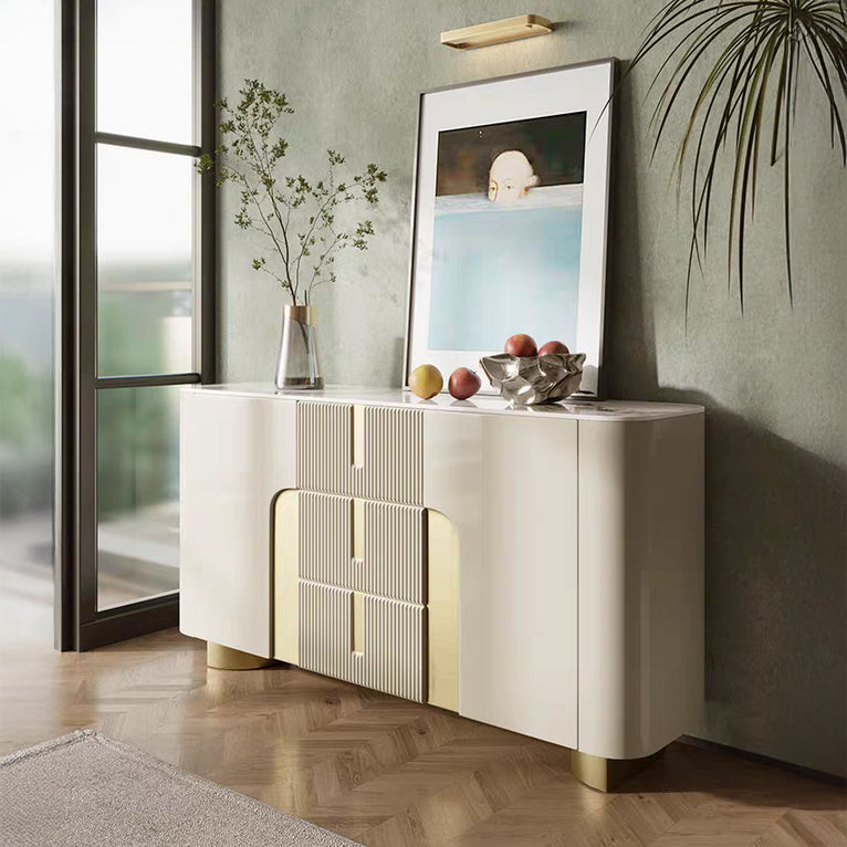 LUCERA Modern Buffet Cabinet with Wavy Drawers