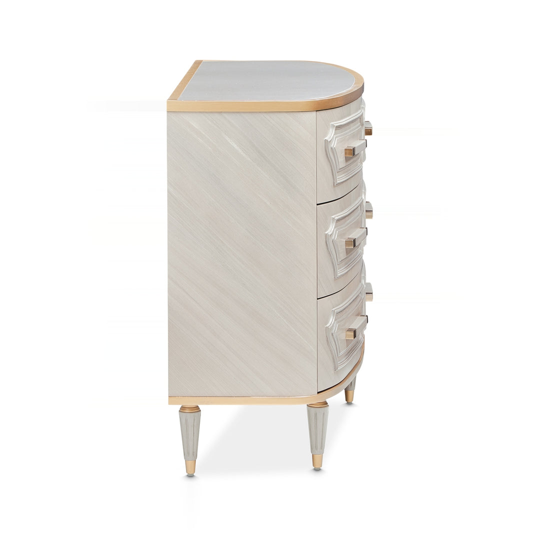 ST. CHARLES Dove Grey 9 Drawers Dresser