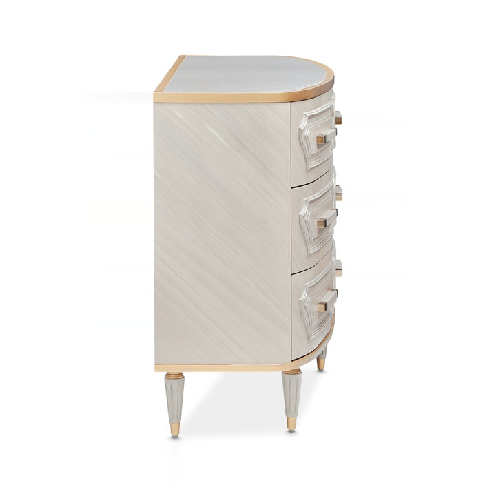 ST. CHARLES Dove Grey 9 Drawers Dresser
