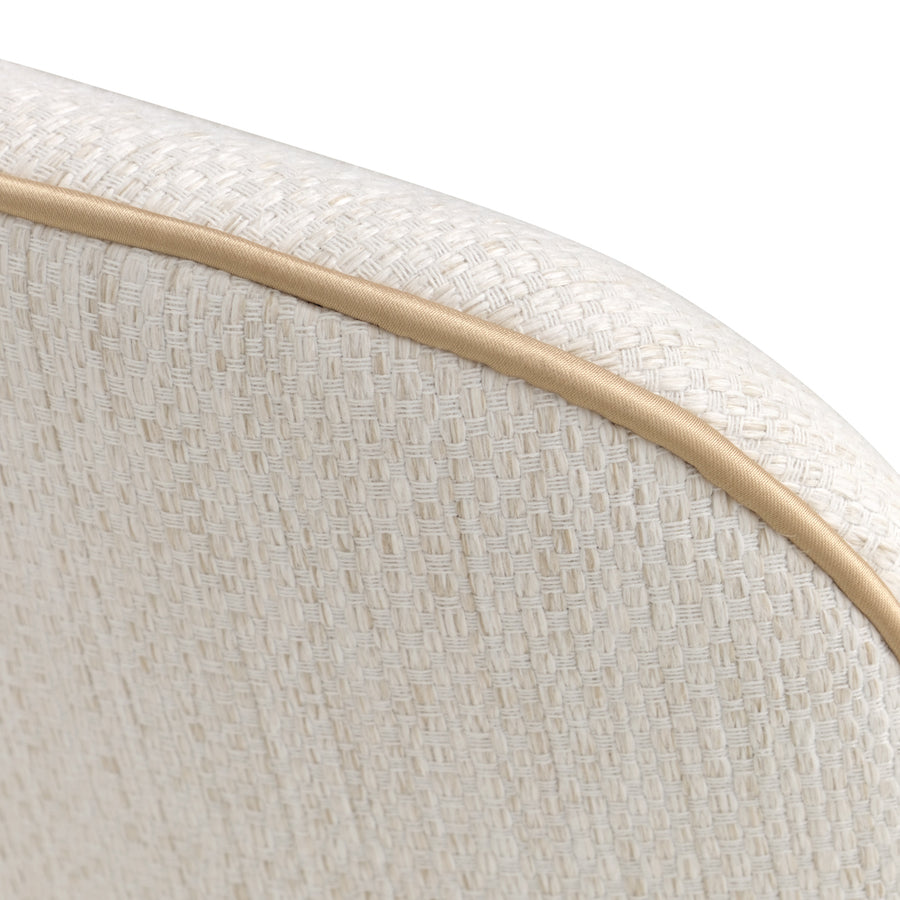 LA TERRAZZA Sculptural Gold Accent Dining Chair - Michael Amini