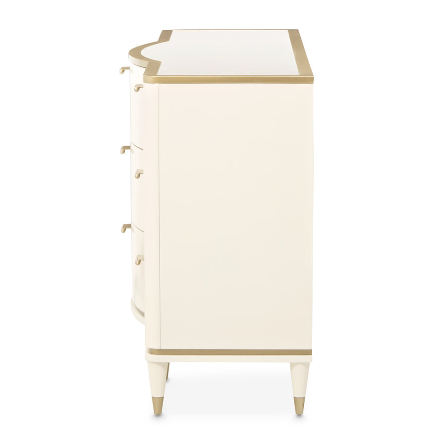 LA TERRAZZA Gold-Trimmed Bedroom Dresser - Michael Amini