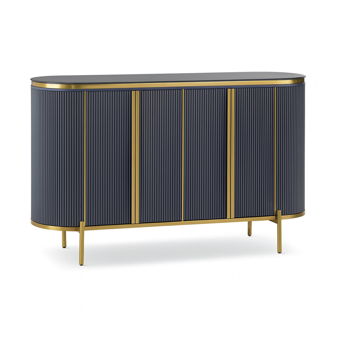MARCELLINE Elegant 4-Door Buffet Cabinet