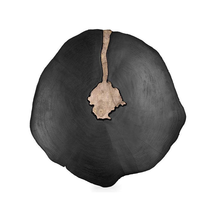 SILVANA Black Acacia Wood End Table