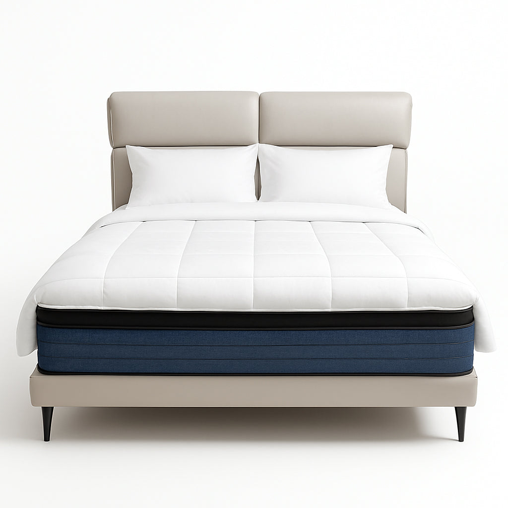 CORIN Split-Cushion Headboard, Silent Support Bed