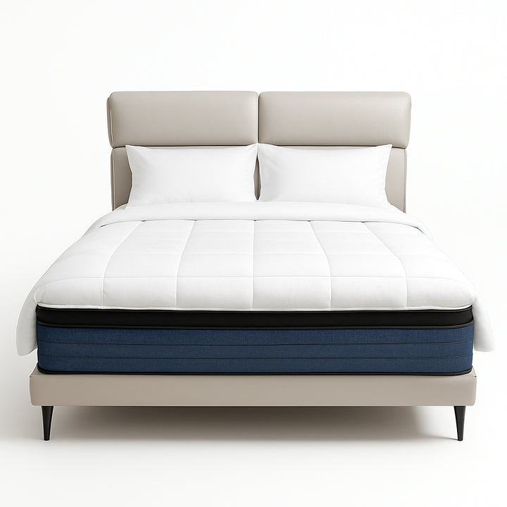 CORIN Split-Cushion Headboard, Silent Support Bed