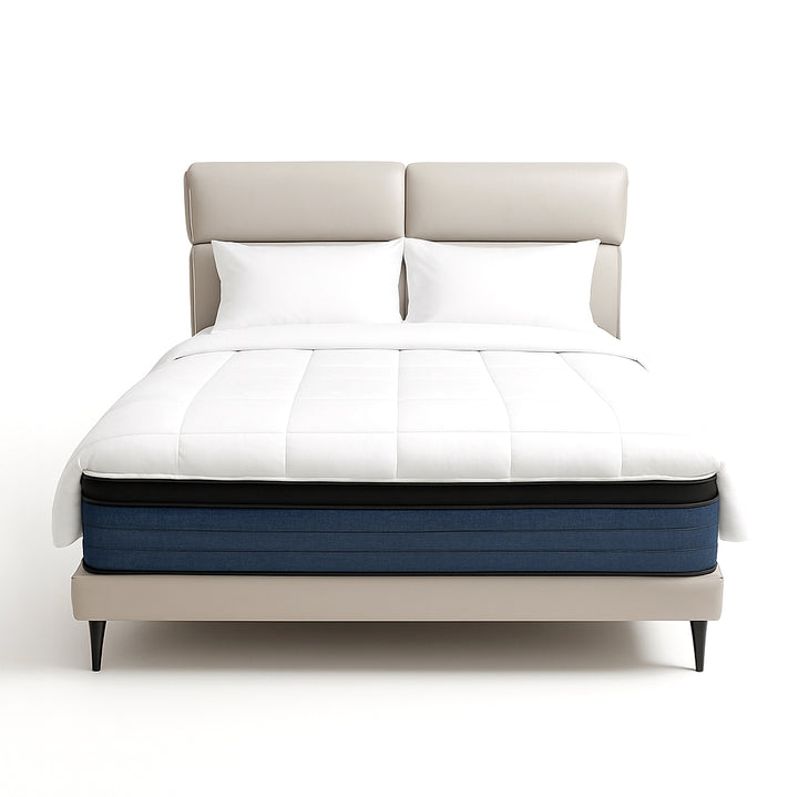 CORIN Split-Cushion Headboard, Silent Support Bed