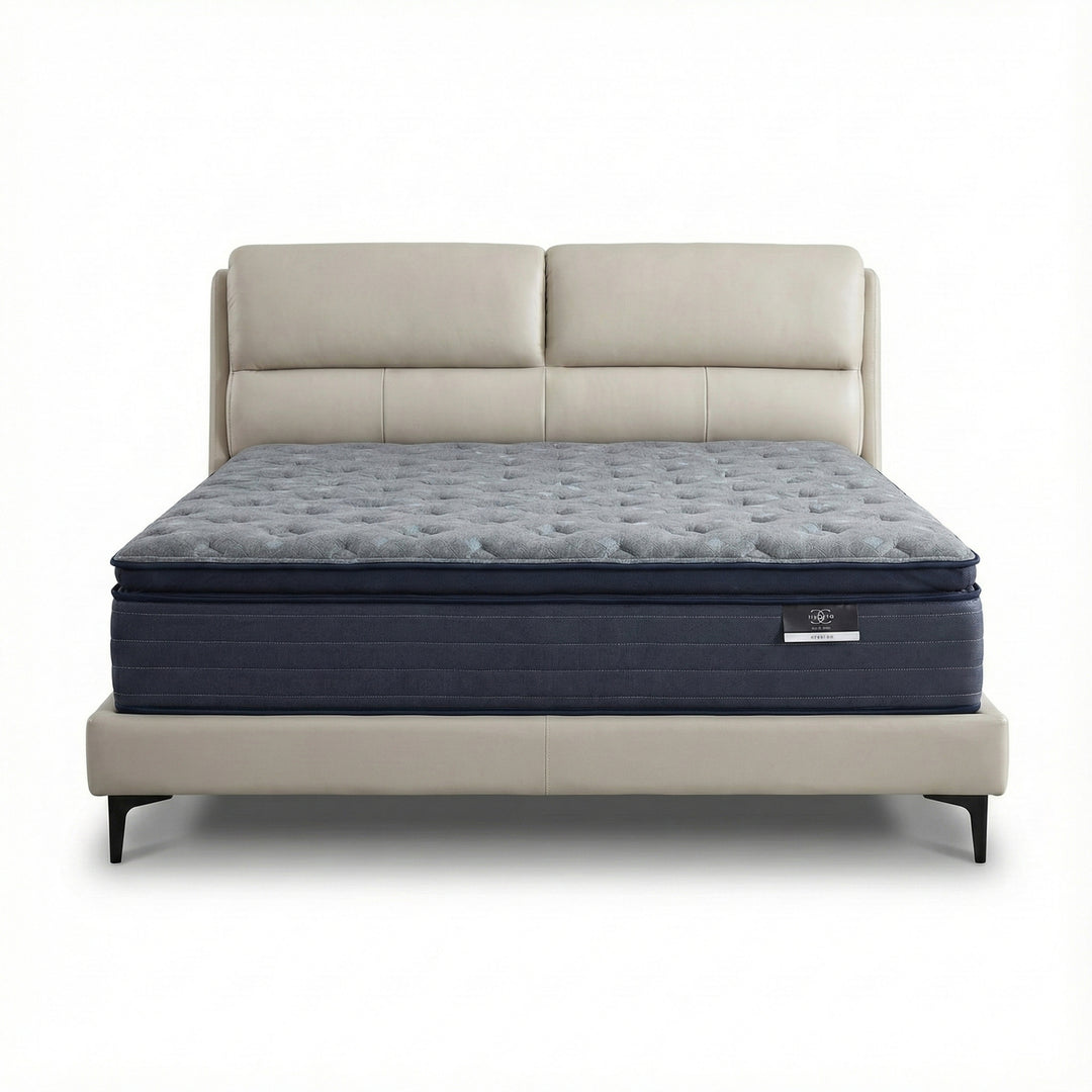 CORIN Split-Cushion Headboard, Silent Support Bed