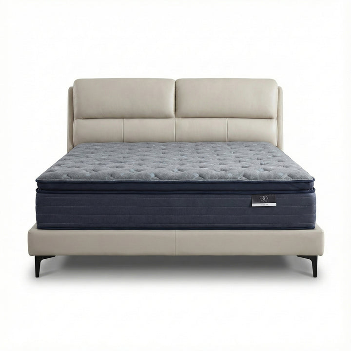 CORIN Split-Cushion Headboard, Silent Support Bed