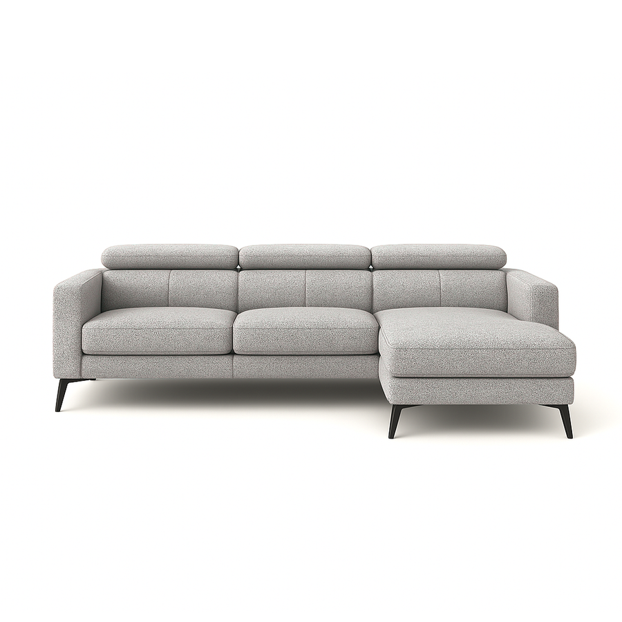 DOVER Power Motion Reclining Sectional Fabric Sofa