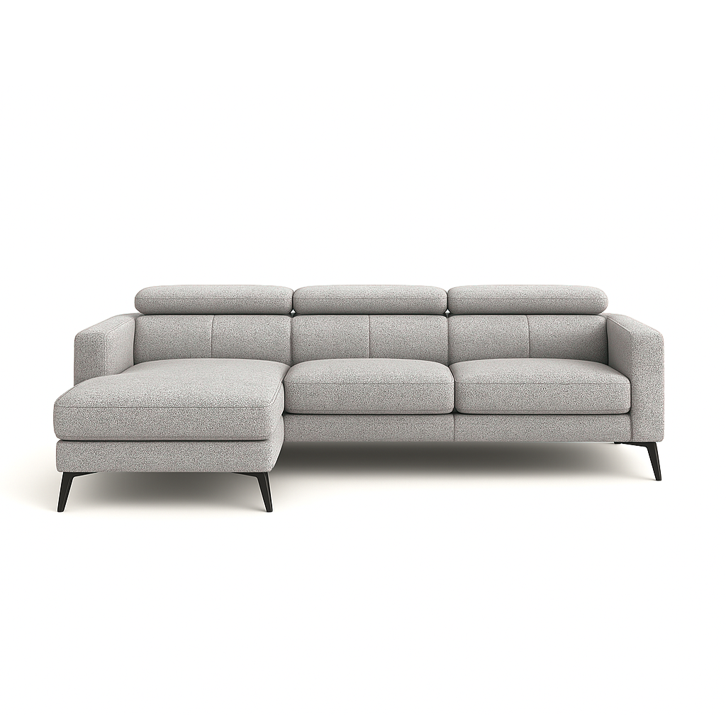 DOVER Power Motion Reclining Sectional Fabric Sofa