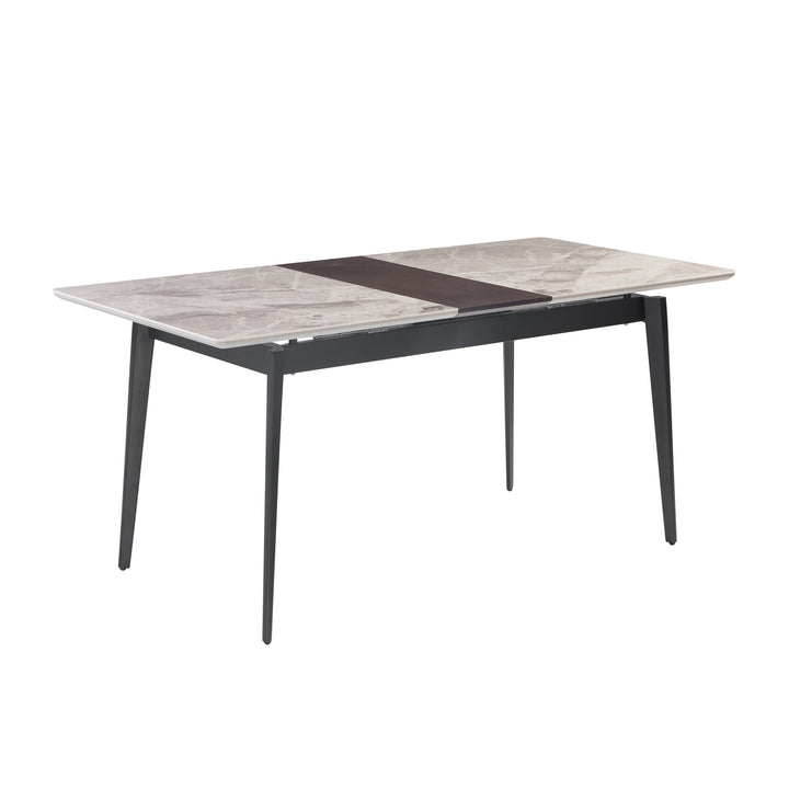 Ceramic & Veneer Extendable Dining Table