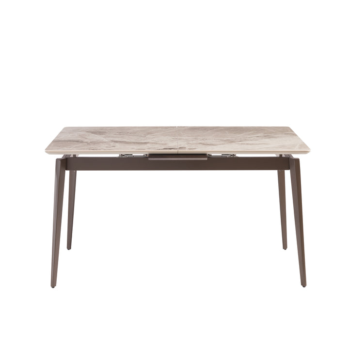 Ceramic & Veneer Extendable Dining Table