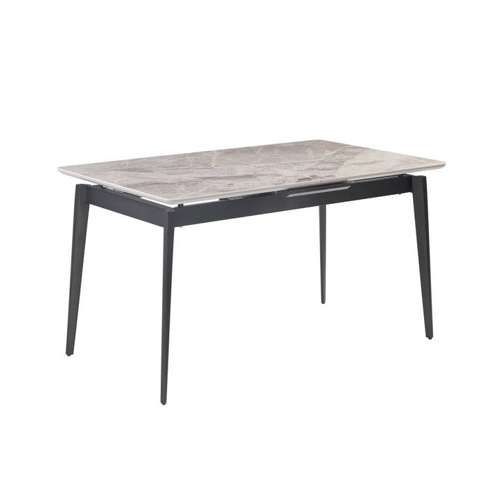 Ceramic & Veneer Extendable Dining Table