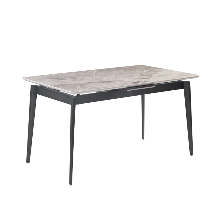 Ceramic & Veneer Extendable Dining Table