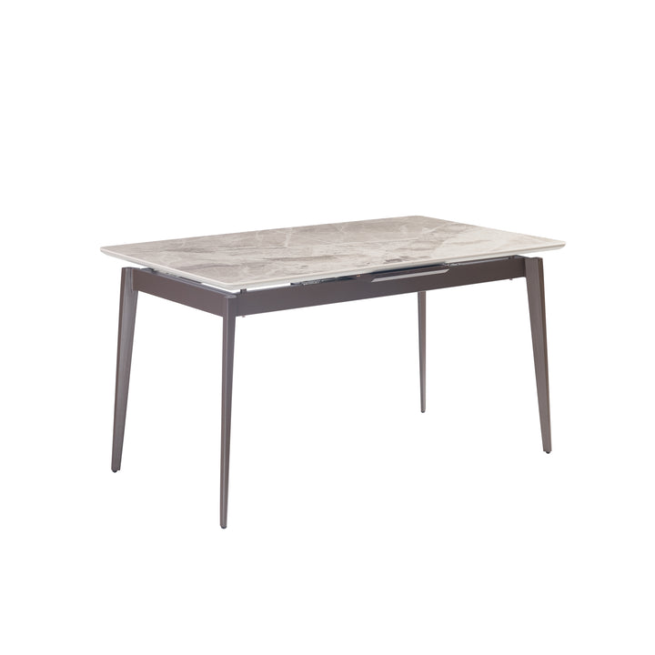Ceramic & Veneer Extendable Dining Table