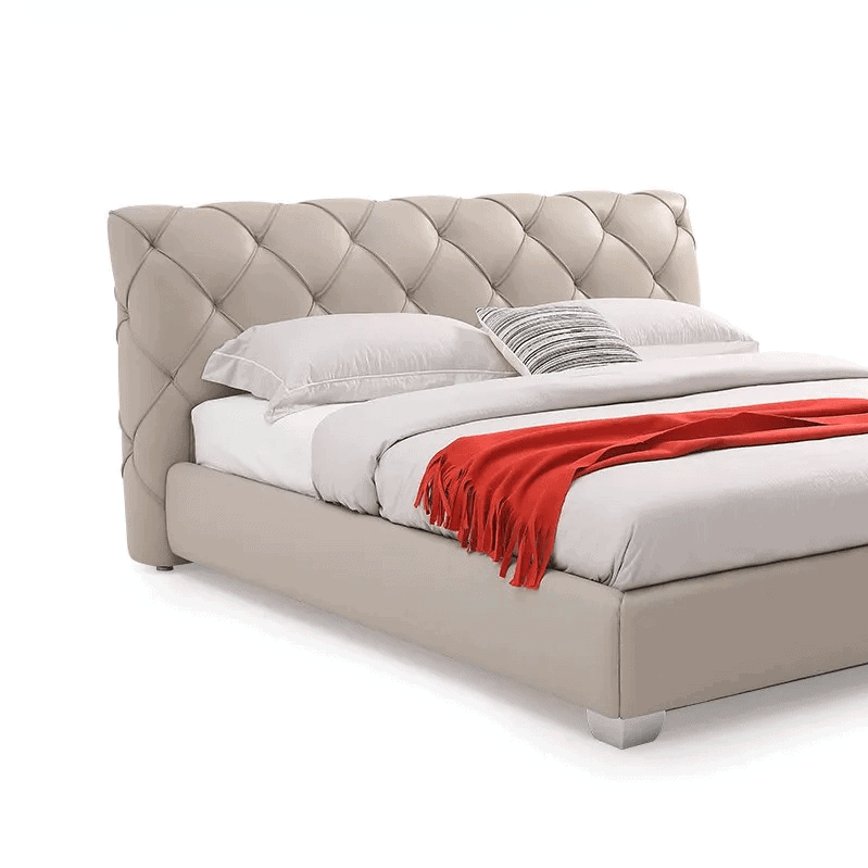 DIANA Tufted Leather Bed Upgrade