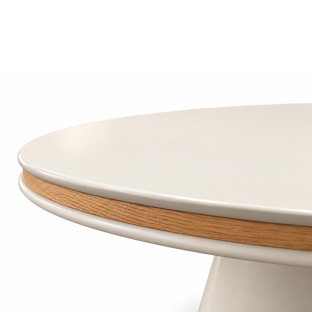 BRIELLE White Oak Veneer Dining Table