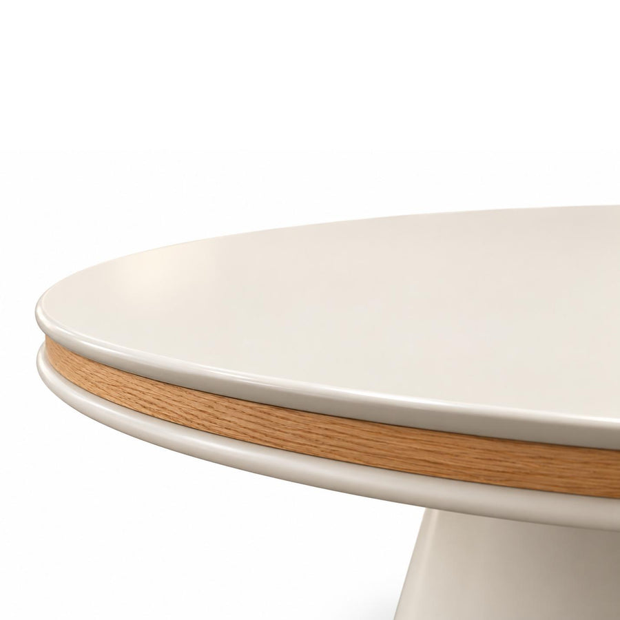BRIELLE White Oak Veneer Dining Table
