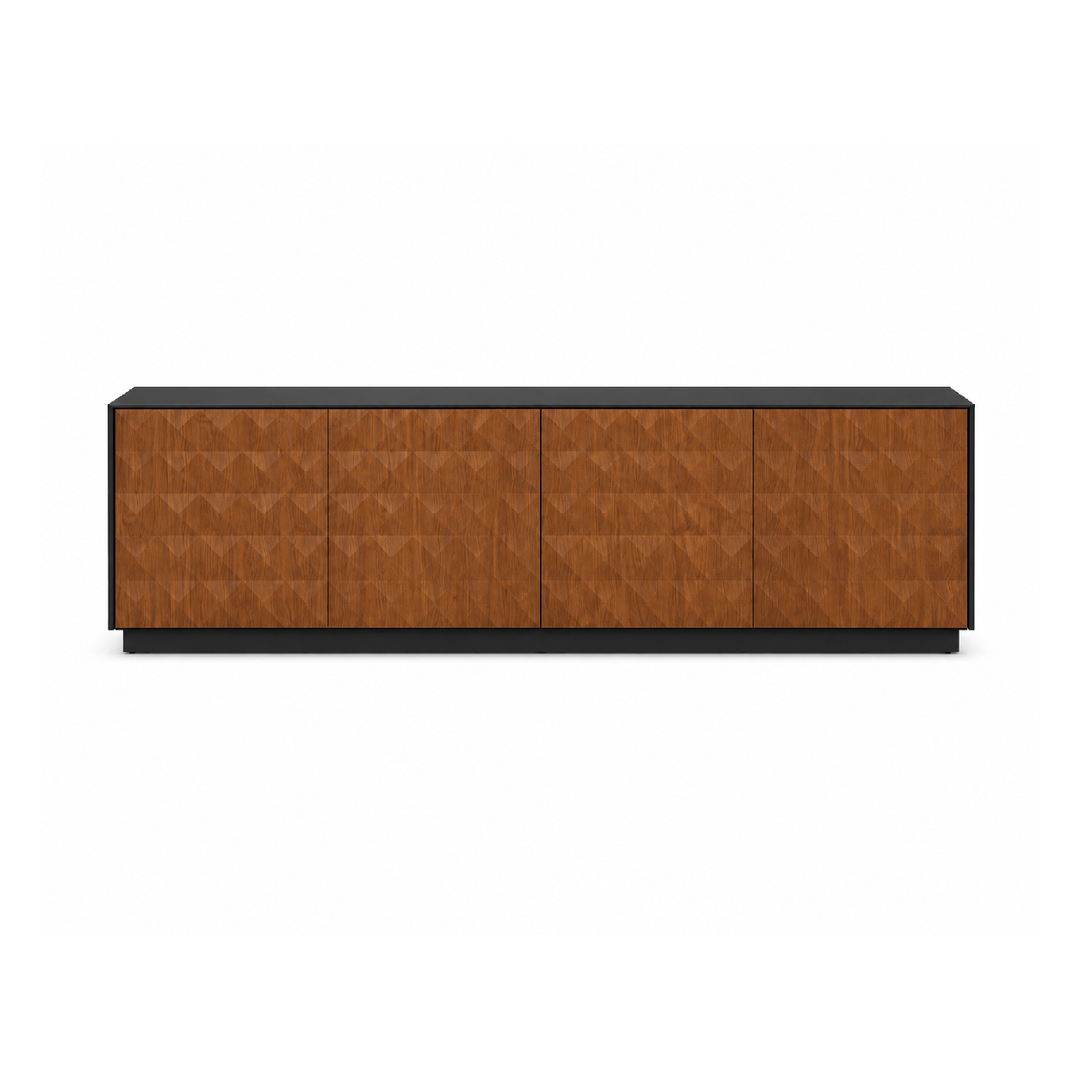 EIDEN  Black Melamine TV Stand