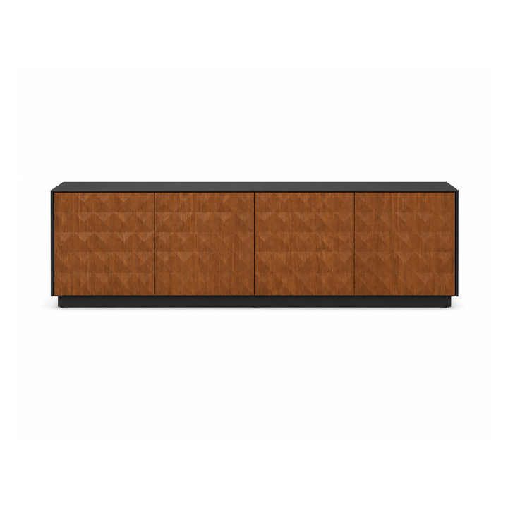 EIDEN  Black Melamine TV Stand