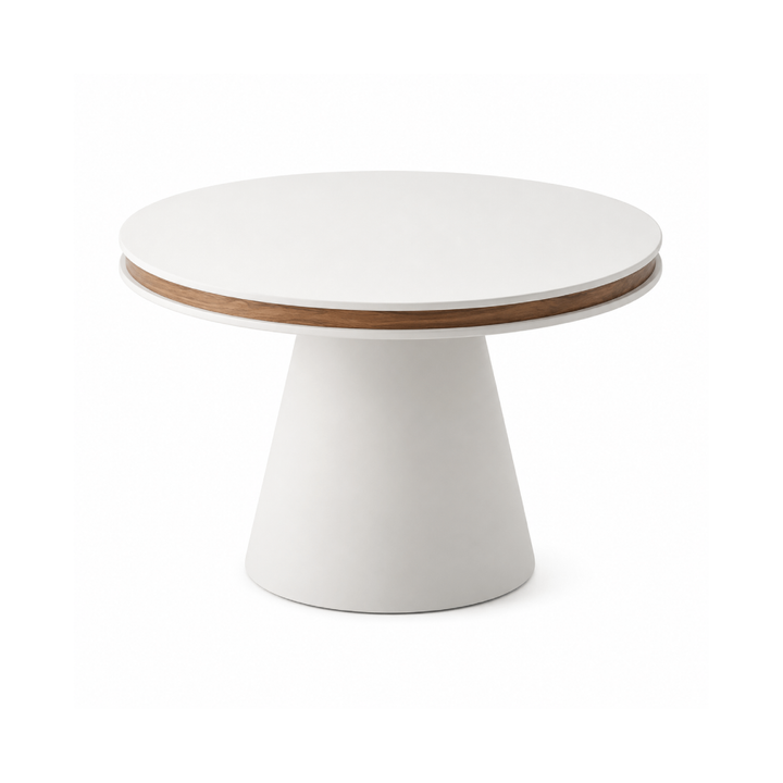 BRIELLE White Oak Veneer Dining Table