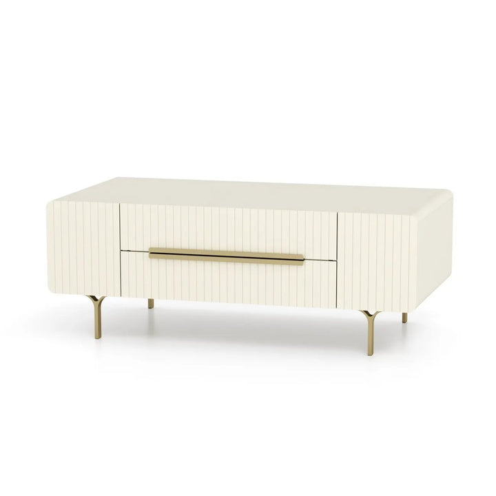 AMELIA Vintage White Coffee Table