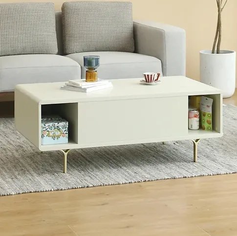 AMELIA Vintage White Coffee Table