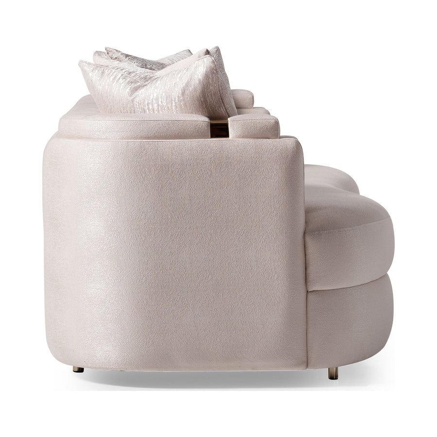 CARMELA Almond Gold Sofa - Michael Amini