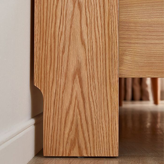 LINDEN Oak Frame Storage Bed