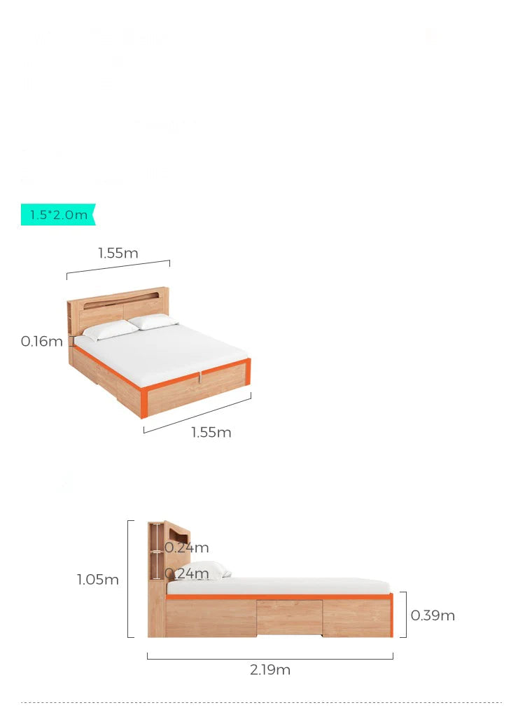 AVON bed with drawers