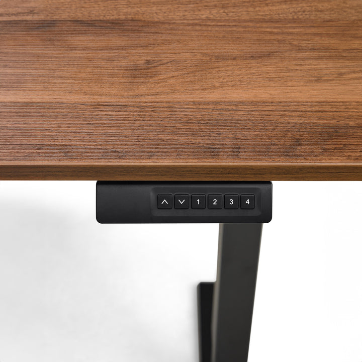 FINN Adjustable Electric Walnut Standing Desk