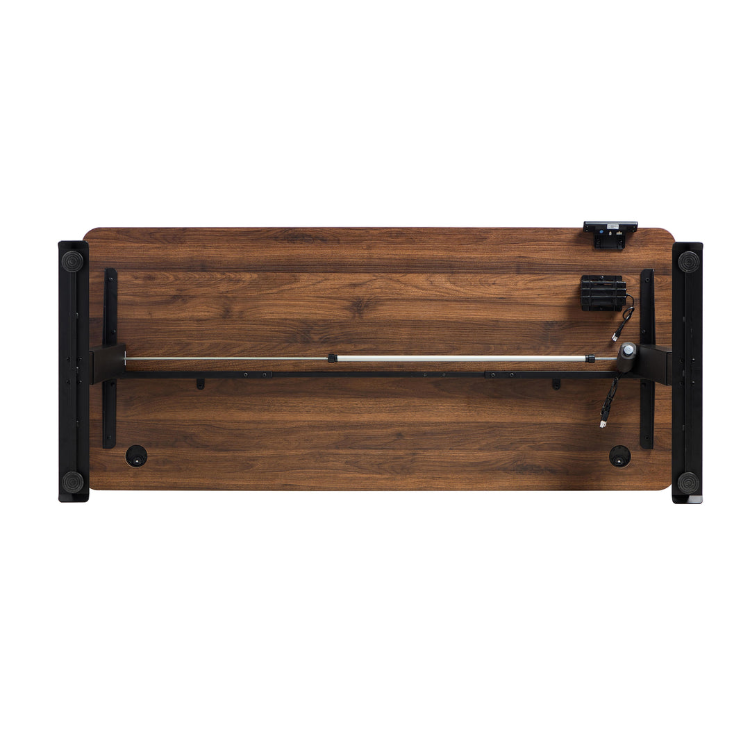 FINN Adjustable Electric Walnut Standing Desk