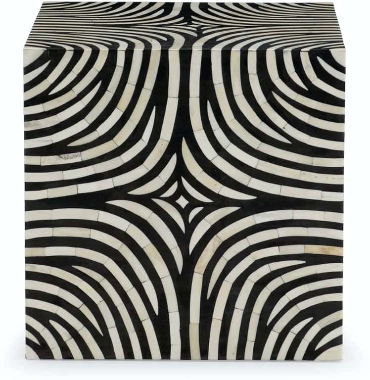 ZEBRA Cube End Table - Bernhardt