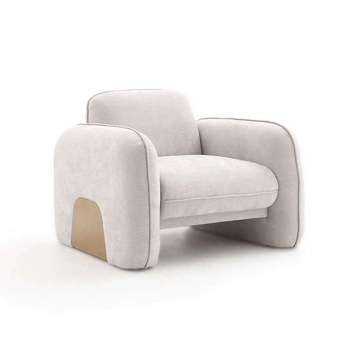 VALENCIA Light Grey Fabric Sofa