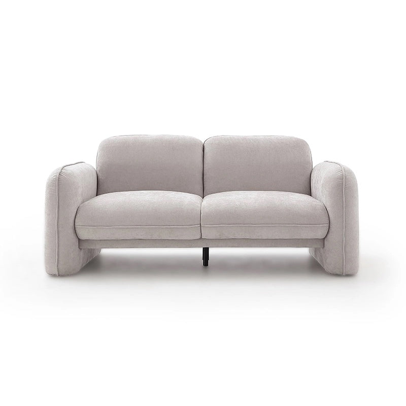 VALENCIA Light Grey Fabric Sofa