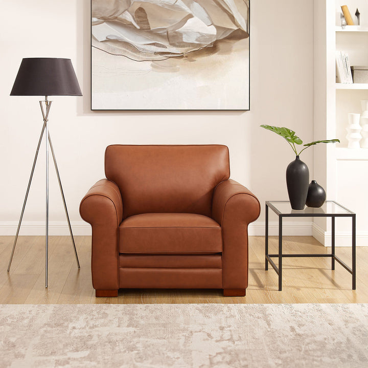 BROOKFIELD Brown Leather Sofa Collection