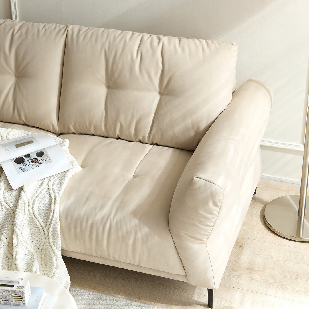LUCAS Velvet 3 Seater Sofa