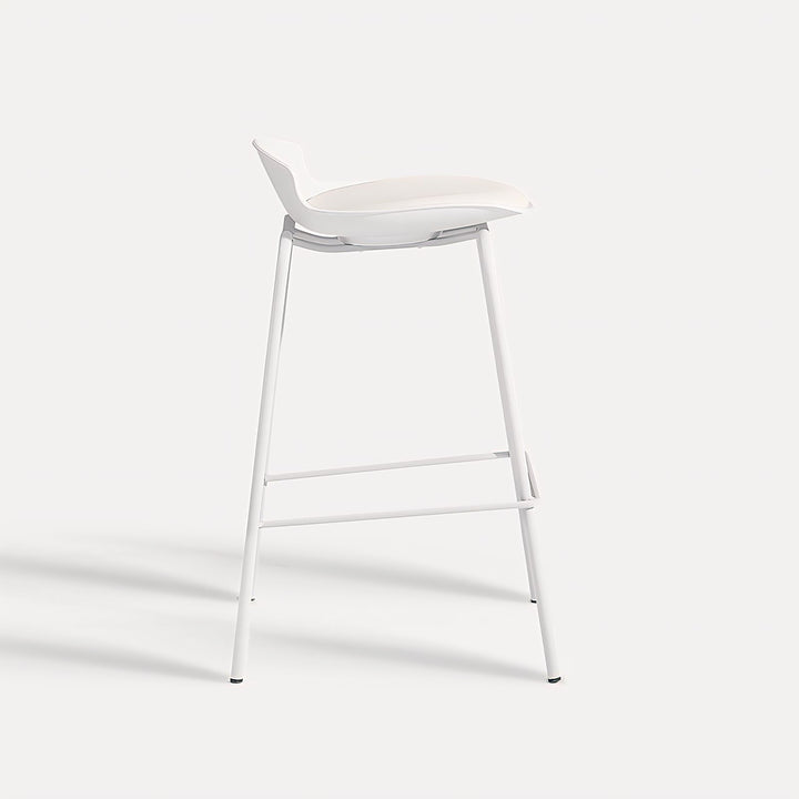 WINSTON Minimalist White Bar Stool