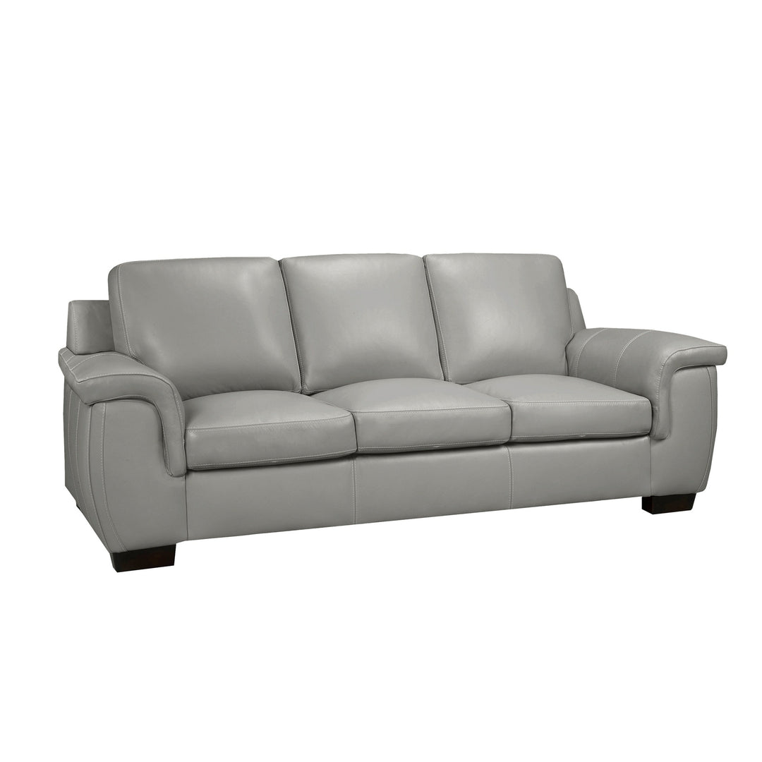 BRISBANE Cloud Grey Leather Sofa