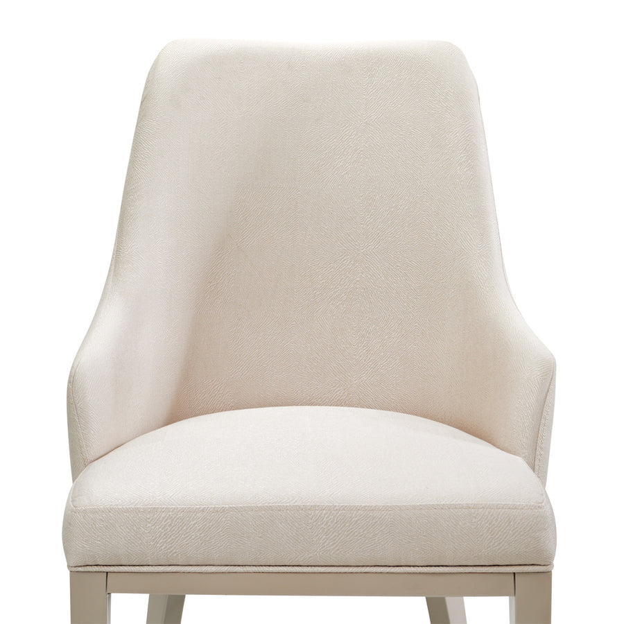 CARMELA Shimmer Ivory Dining Chair - Michael Amini