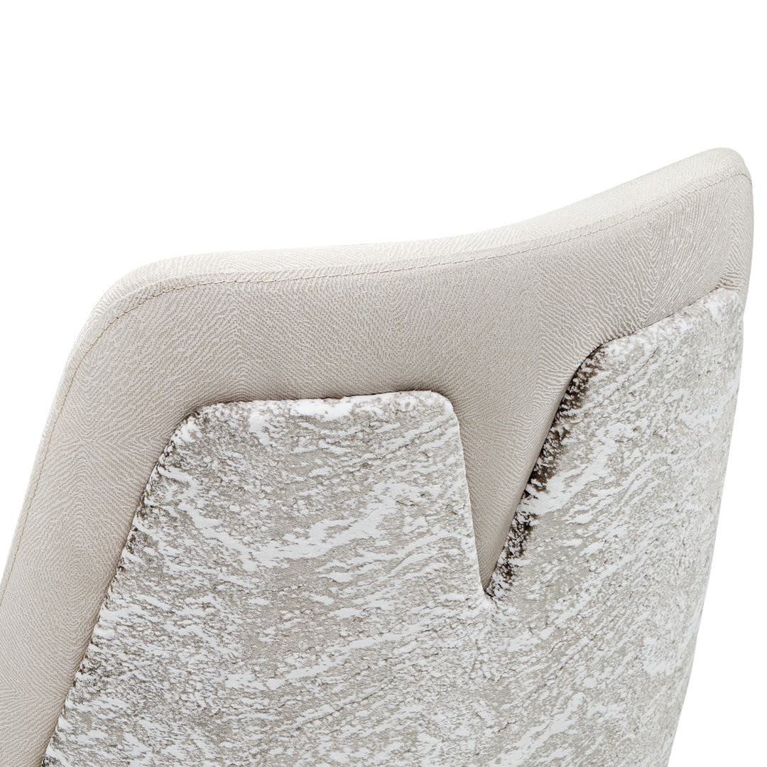 CARMELA Shimmer Ivory Dining Chair - Michael Amini