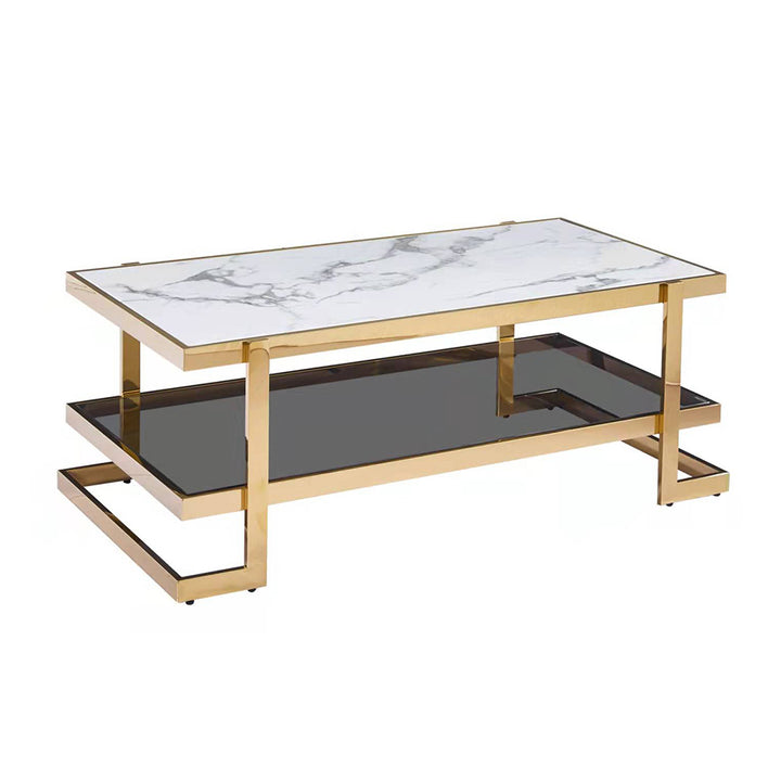 STELLA Faux Marble Coffee Table