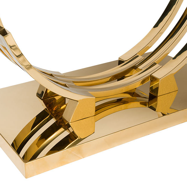 CLEO Faux Marble Console Table