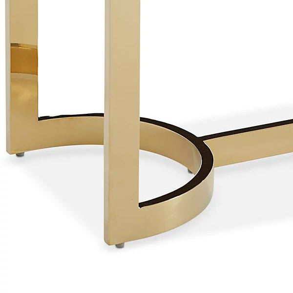 JASMINE White Marble Console Table