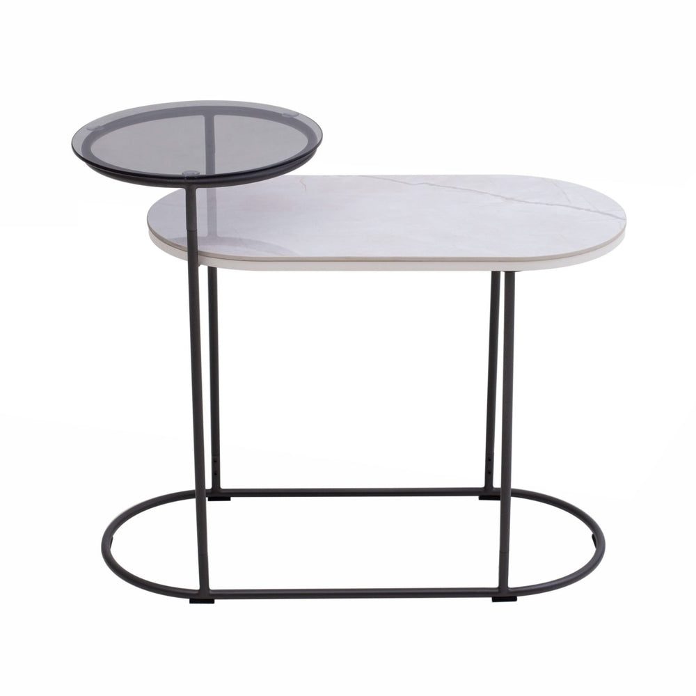 OREO Black & White End Table