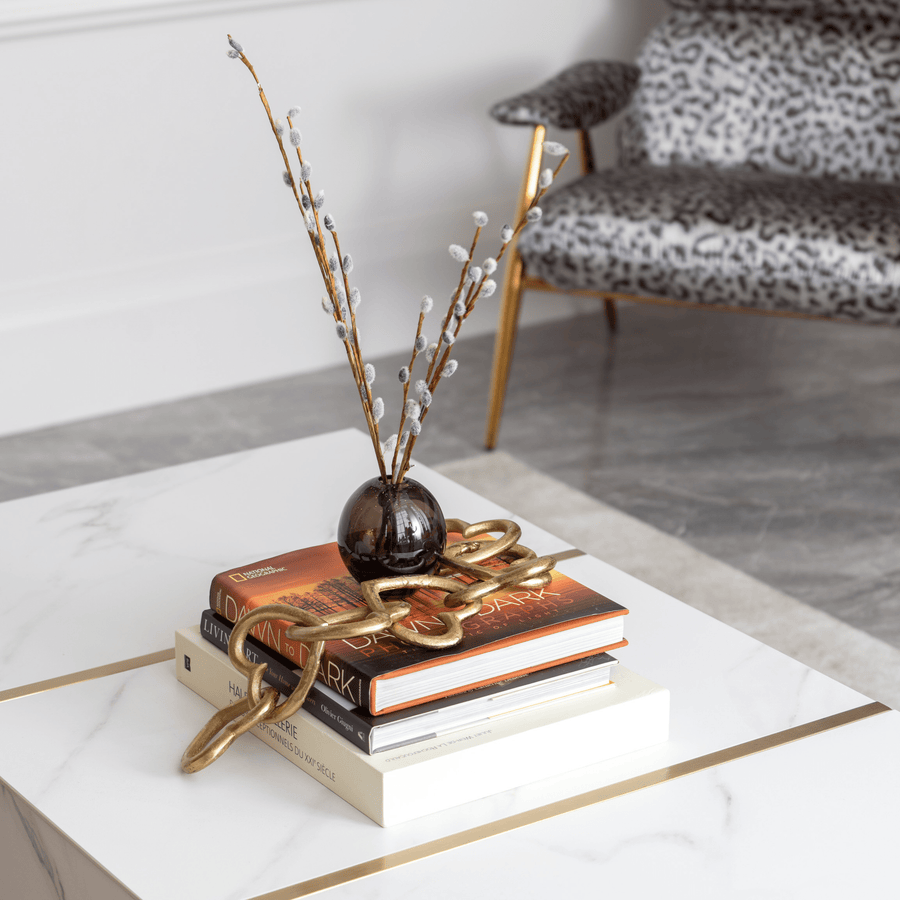 JANICE White Ceramic Coffee Table